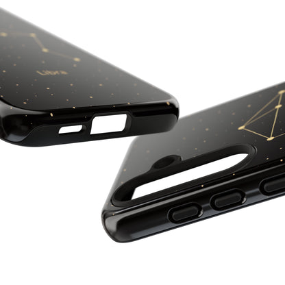 Libra Zodiac Constellation Phone Case – Luxe Gold Celestial Cover