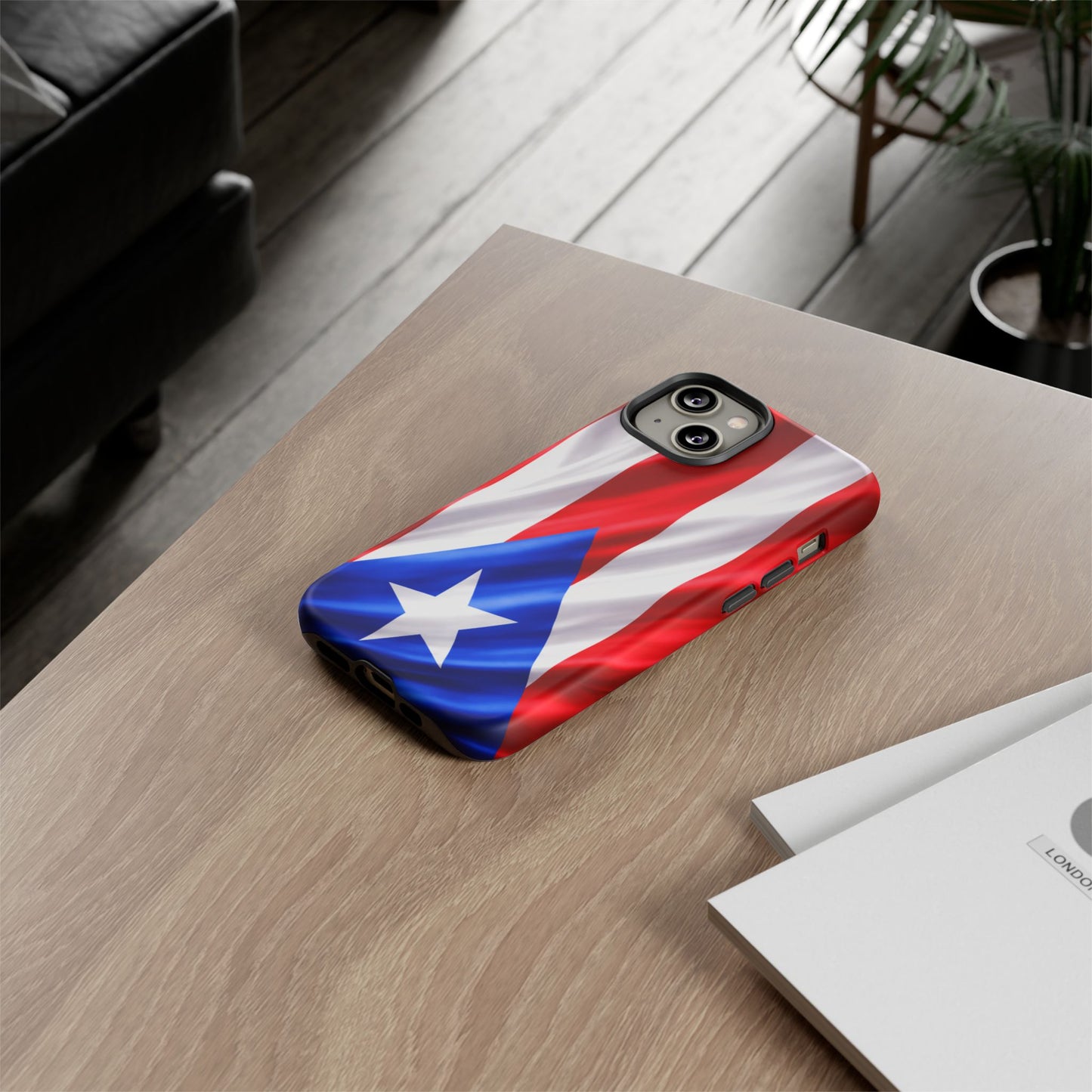 Puerto Rico Flag Phone Case | Boricua Pride Tough Case | Puerto Rican Flag Protective Cover for iPhone & Samsung