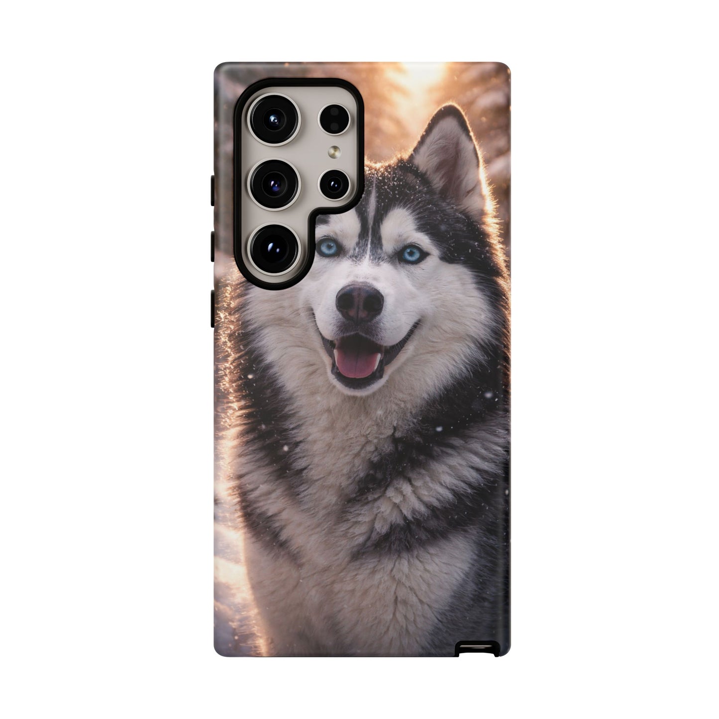 Siberian Husky Tough Phone Case | Blue Eyes Dog Cover Protective iPhone Case