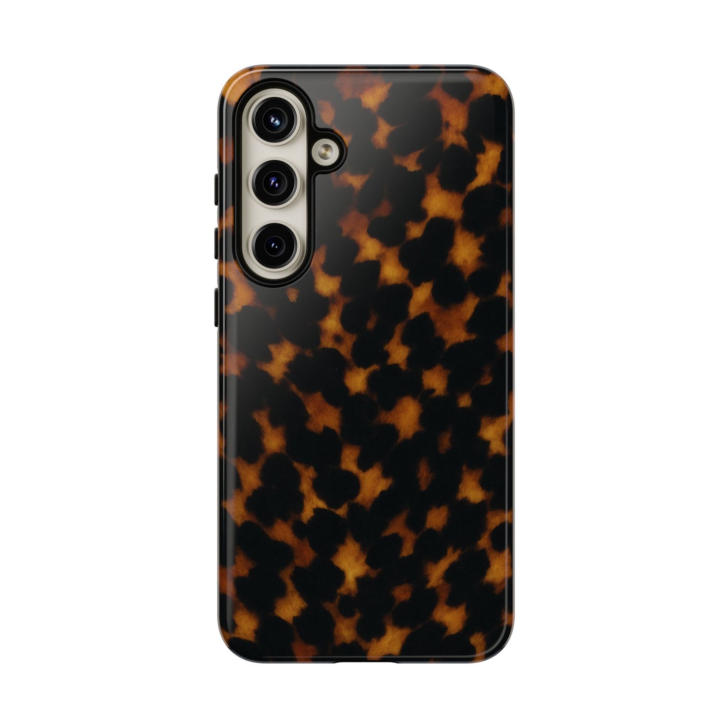 Tortoiseshell Phone Case – Brown Leopard Pattern Luxury Tough Protective Case