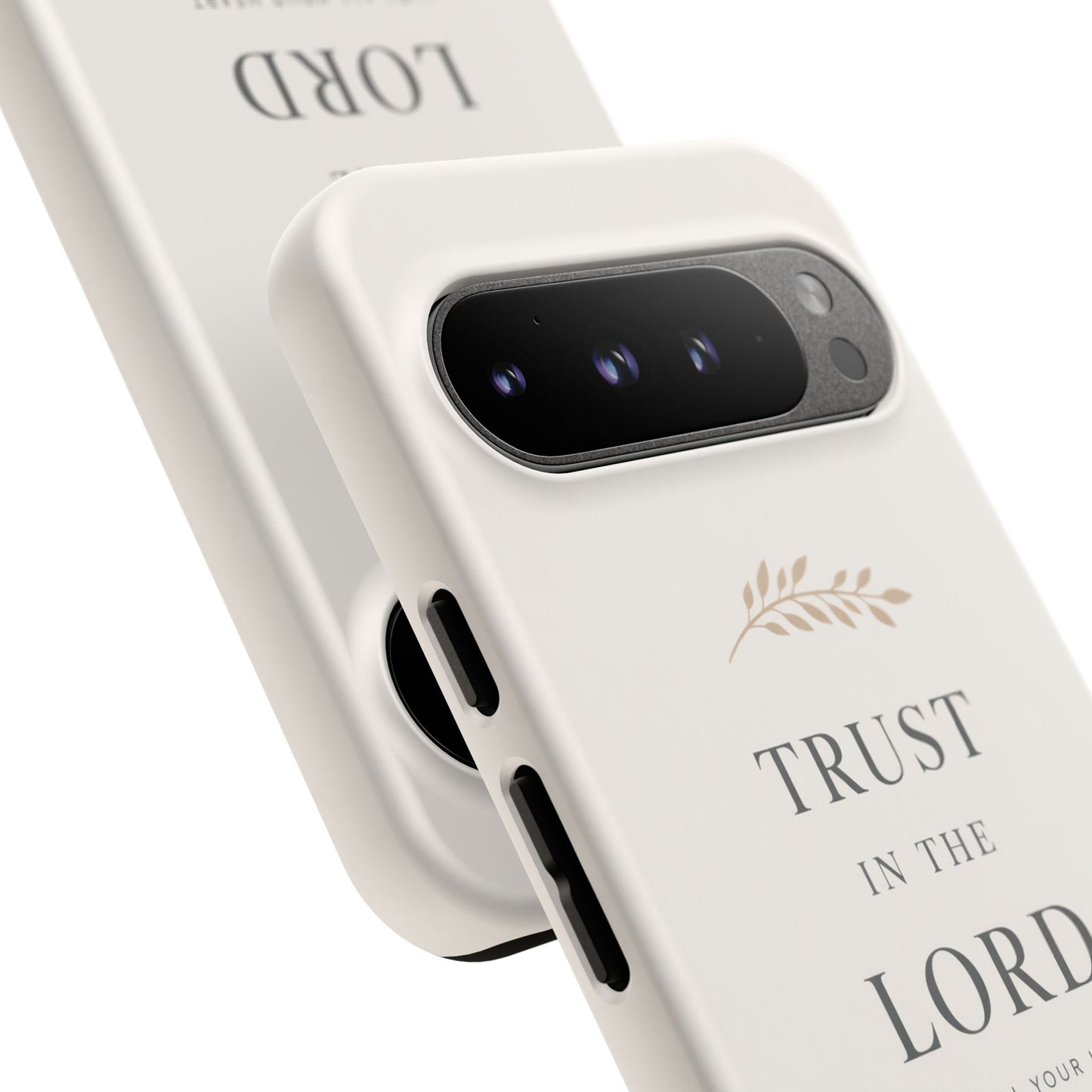 Proverbs 3:5 Christian Phone Case Trust in the Lord Minimalist Faith Cover