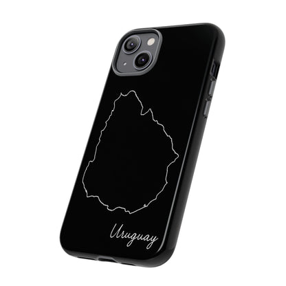 Uruguay Outline Phone Case – Minimal Country Map Tough Case (iPhone, Samsung, Pixel)