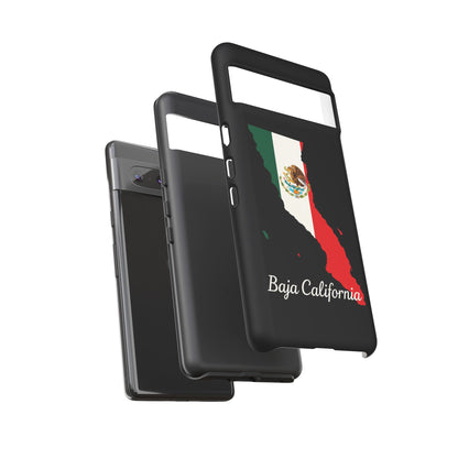 Baja California Mexico Flag Map Phone Case | Mexican American Pride Tough Case for iPhone & Samsung