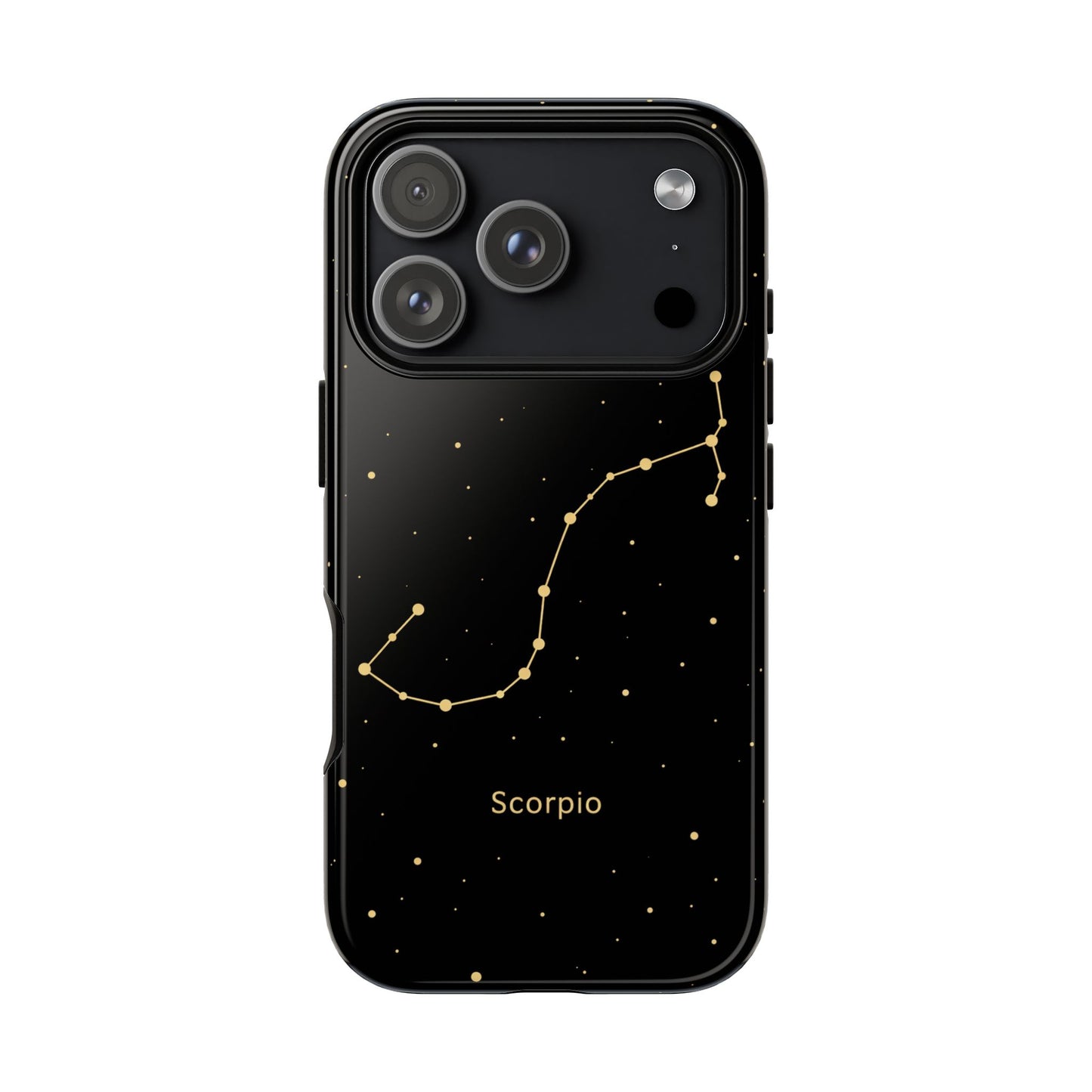 Scorpio Zodiac Constellation Phone Case – Luxe Gold Celestial Cover