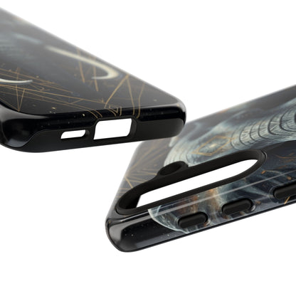 Elephant Mandala Phone Case | Minimal Gold Accent Tough Case