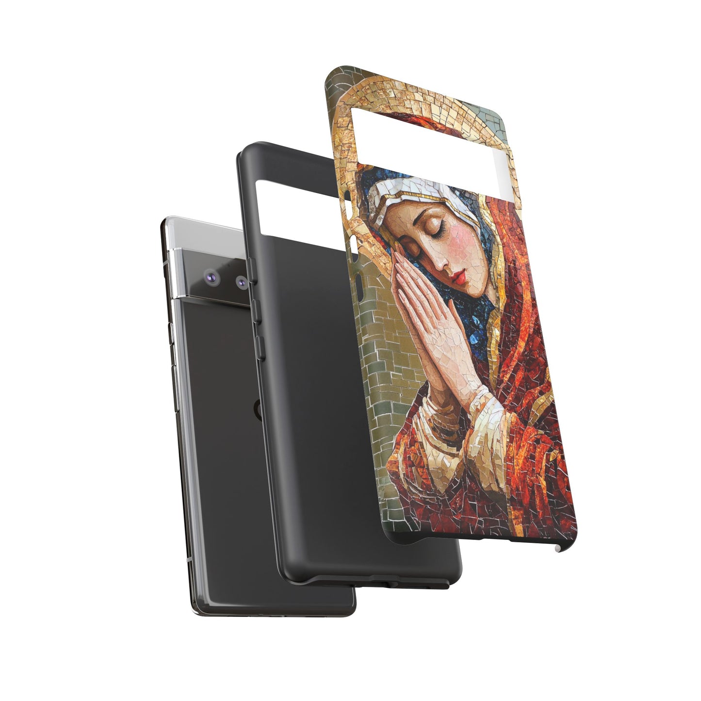 Virgin Mary Phone Case, Catholic Phone Case, Christian Aesthetic Case, Religious iPhone Case, Saint Art Case, Faith Gift