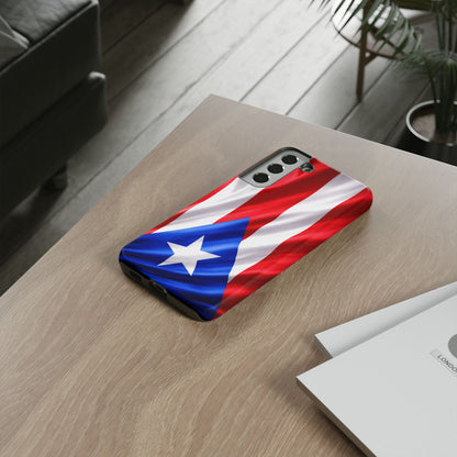 Puerto Rico Flag Phone Case | Boricua Pride Tough Case | Puerto Rican Flag Protective Cover for iPhone & Samsung