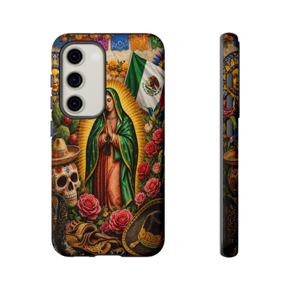Virgen de Guadalupe Phone Case Mexican Floral iPhone Samsung Pixel Case