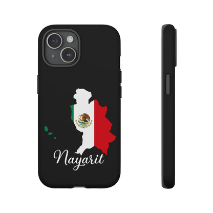Nayarit Mexico Flag Map Phone Case | Mexican American Pride Tough Case for iPhone & Samsung