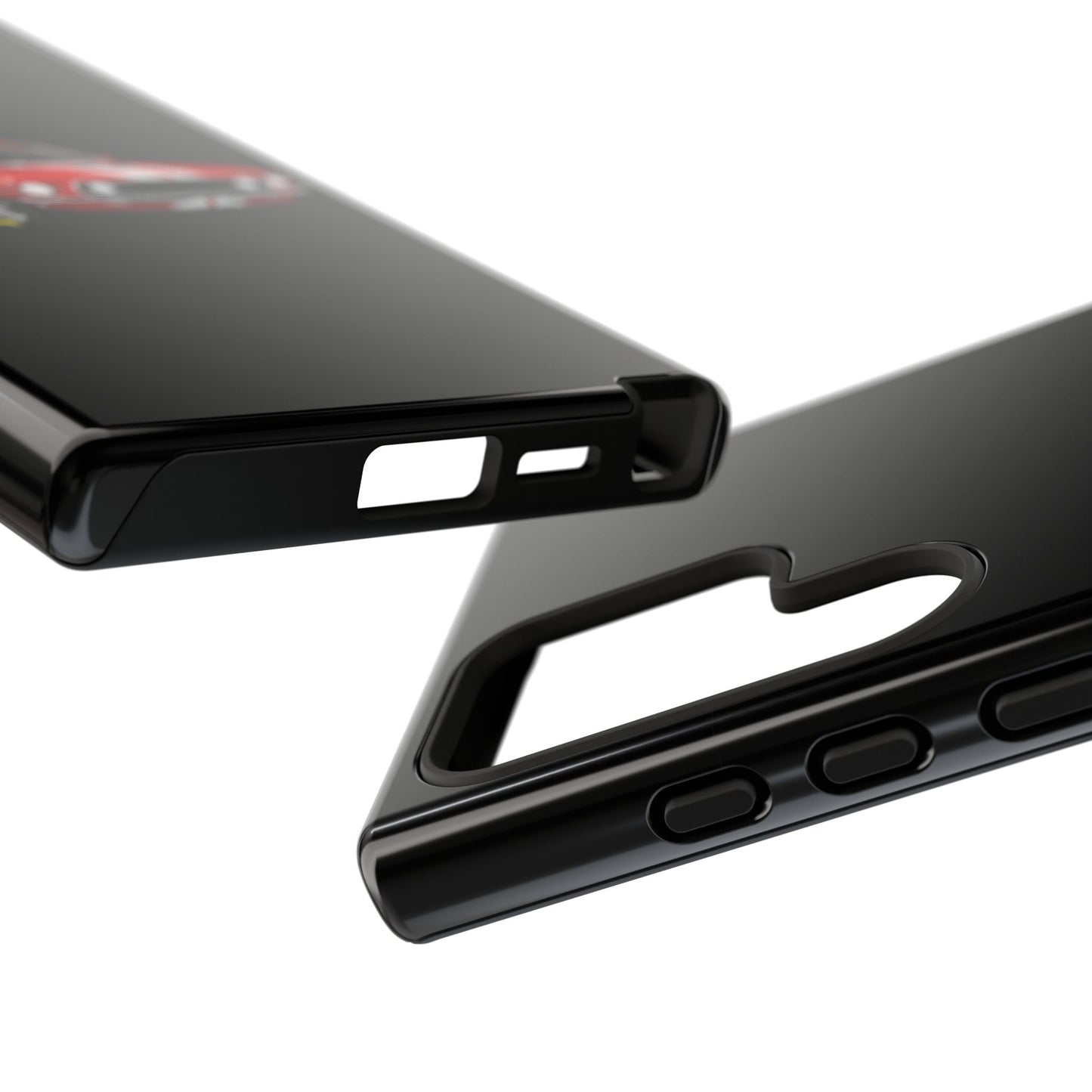 Red Muscle Car Phone Case – Classic Car Racing Tough Protective Case
