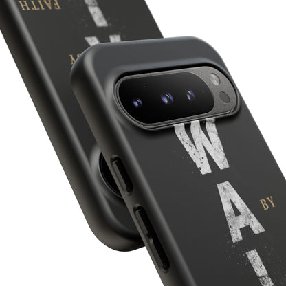 Walk by Faith Not by Sight Christian Phone Case Bible Verse Faith Cover