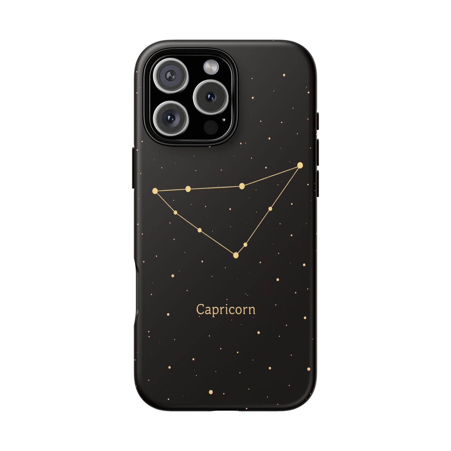 Capricorn Zodiac Constellation Phone Case – Luxe Gold Celestial Cover