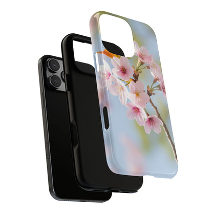 Cherry Blossom Phone Case – Pink Floral Tough Case (iPhone, Samsung Galaxy, Pixel)