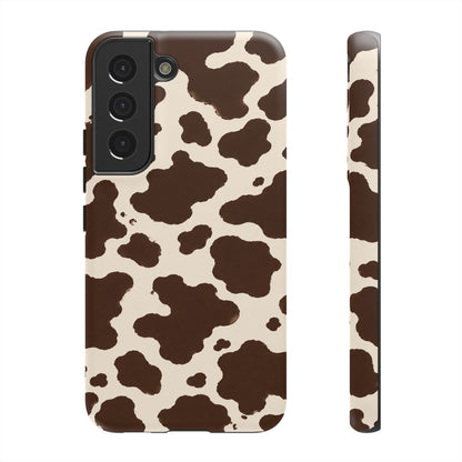 Western Cow Print Tough Phone Case for iPhone Samsung Galaxy Pixel