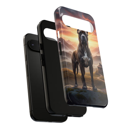 Cane Corso Phone Case – Guard Dog Sunset Tough Case (iPhone, Samsung, Pixel) | Dog Lover Gift