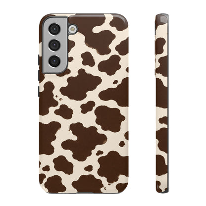Western Cow Print Tough Phone Case for iPhone Samsung Galaxy Pixel