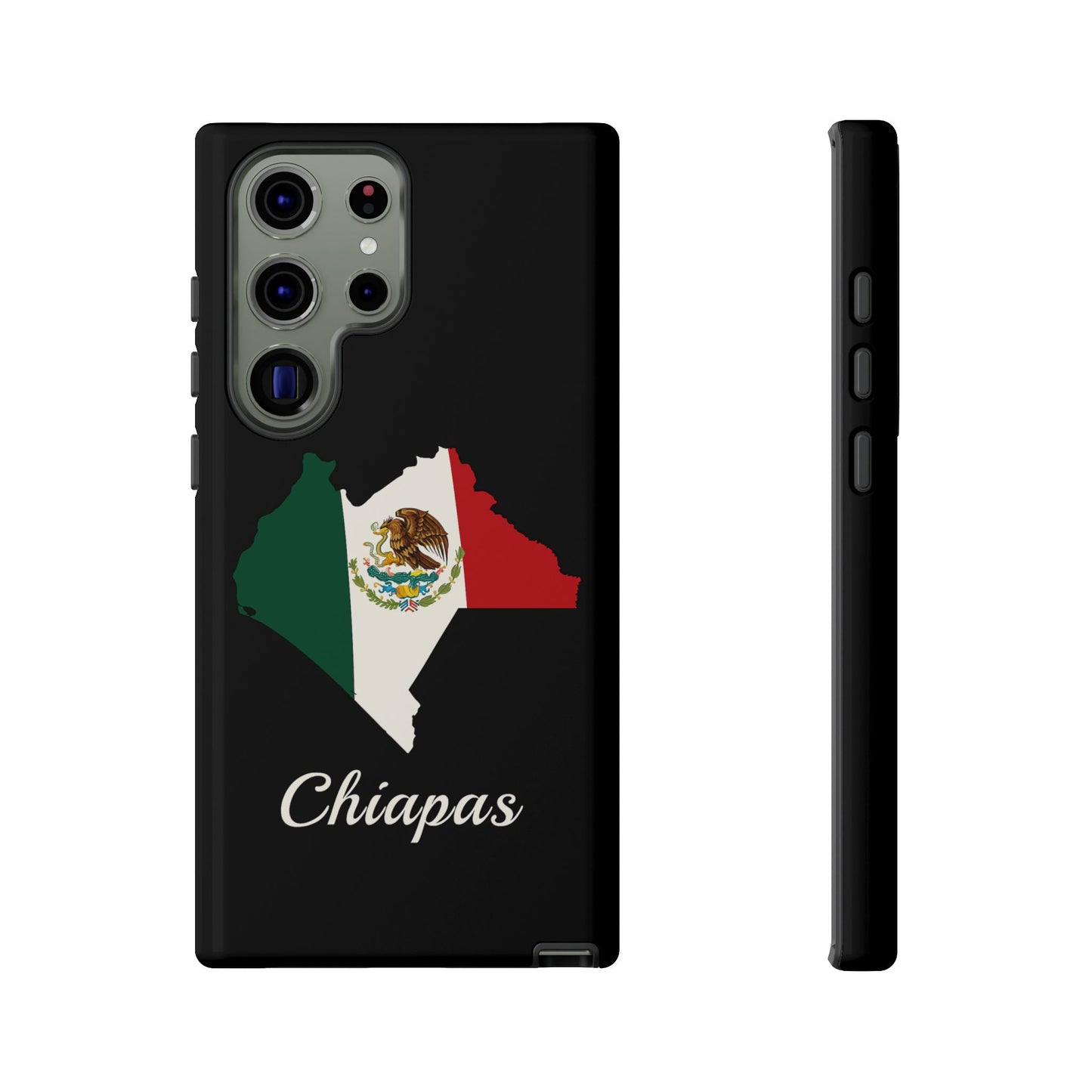Chiapas Mexico Flag Map Phone Case | Mexican American Pride Tough Case for iPhone & Samsung