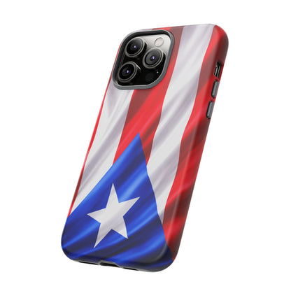 Puerto Rico Flag Phone Case | Boricua Pride Tough Case | Puerto Rican Flag Protective Cover for iPhone & Samsung