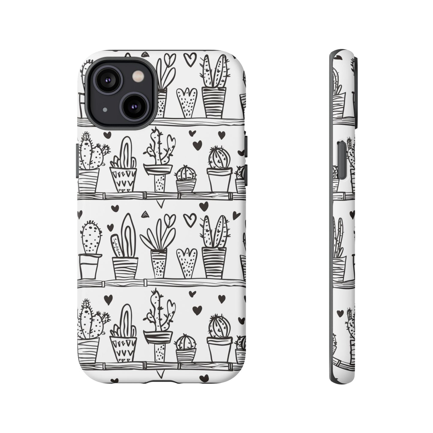 Cactus Succulent Phone Case Cute Plant Aesthetic iPhone Samsung Cover