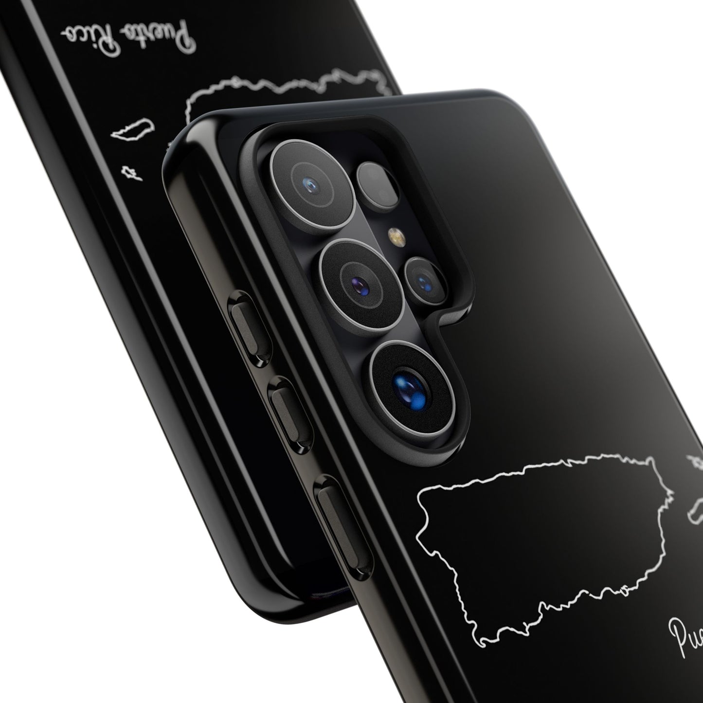 Puerto Rico Outline Phone Case – Minimal Country Map Tough Case (iPhone, Samsung, Pixel)