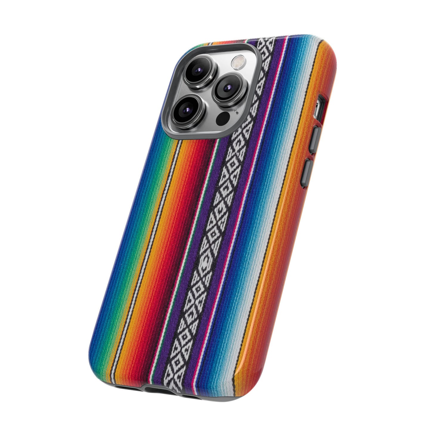 Serape Stripe Phone Case – Colorful Mexican Blanket Pattern Tough Case