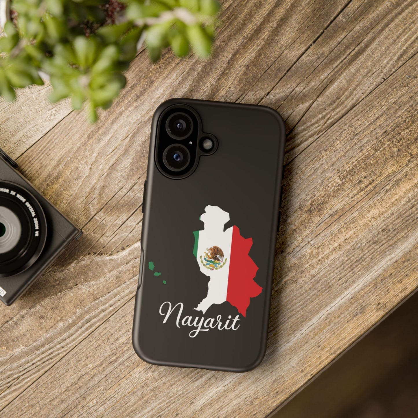 Nayarit Mexico Flag Map Phone Case | Mexican American Pride Tough Case for iPhone & Samsung