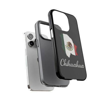 Chihuahua Mexico Flag Map Phone Case | Mexican American Pride Tough Case for iPhone & Samsung
