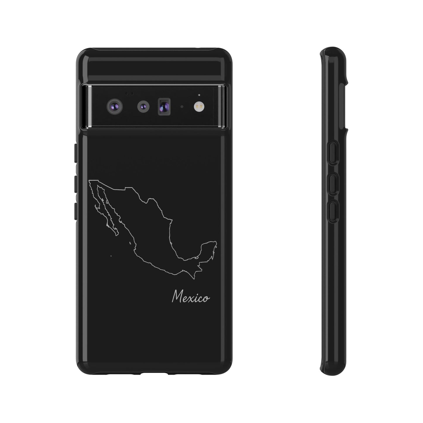 Mexico Outline Phone Case – Minimal Country Map Tough Case (iPhone, Samsung, Pixel)