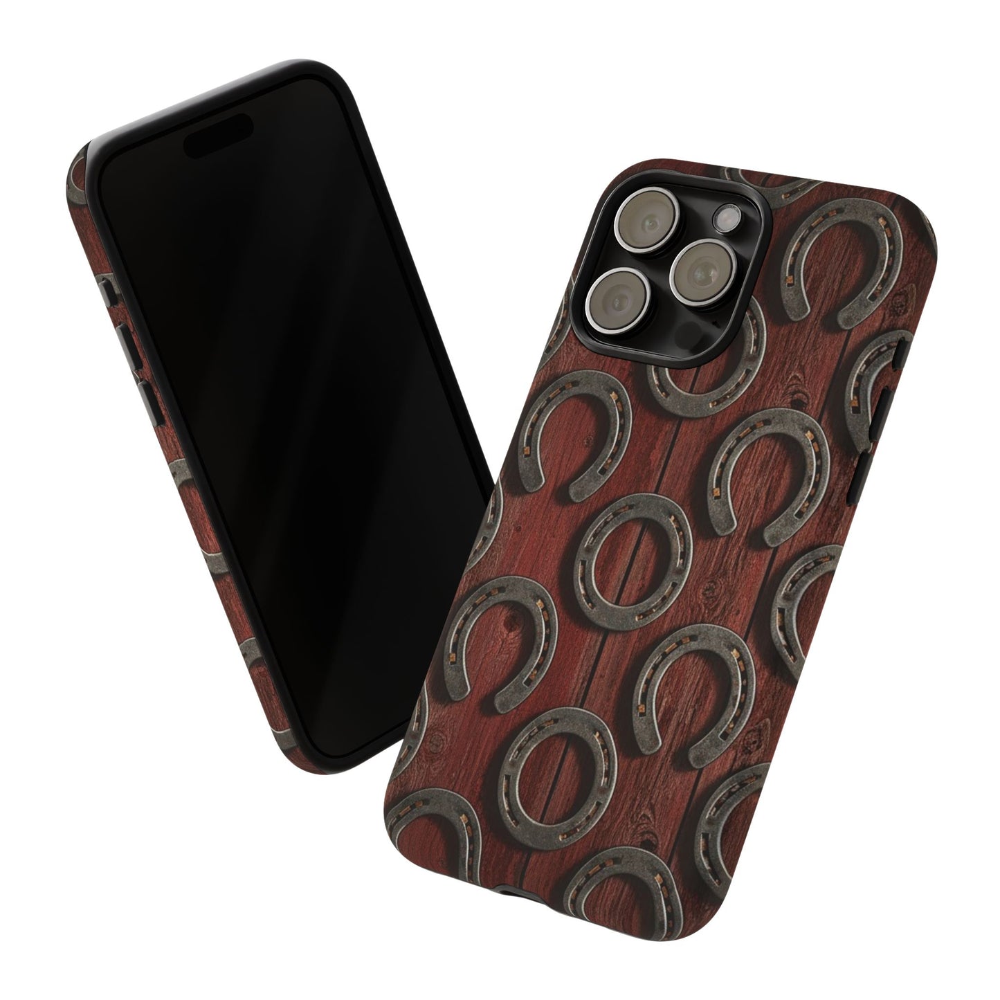 Rustic Horseshoe Western Phone Case – Cowboy Country Ranch Tough Case