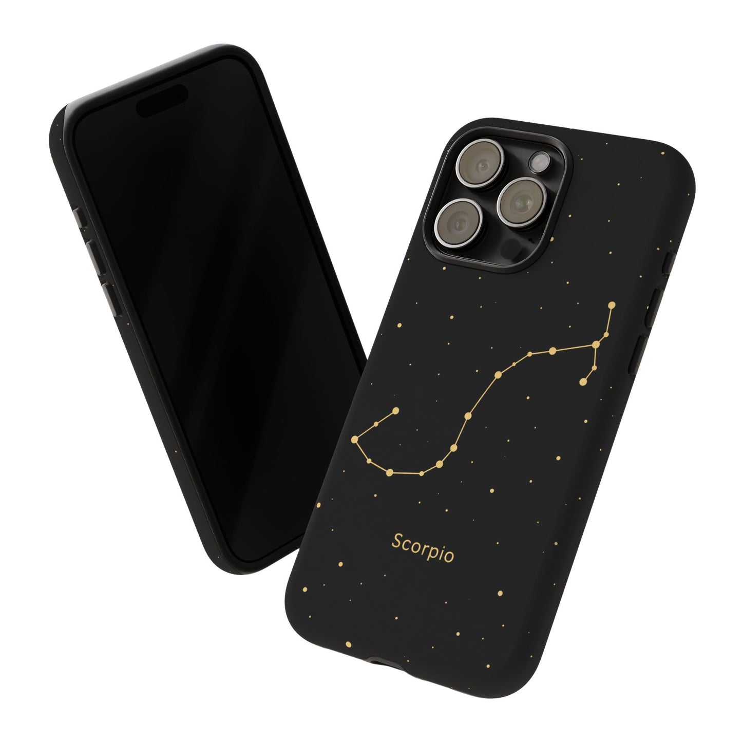 Scorpio Zodiac Constellation Phone Case – Luxe Gold Celestial Cover