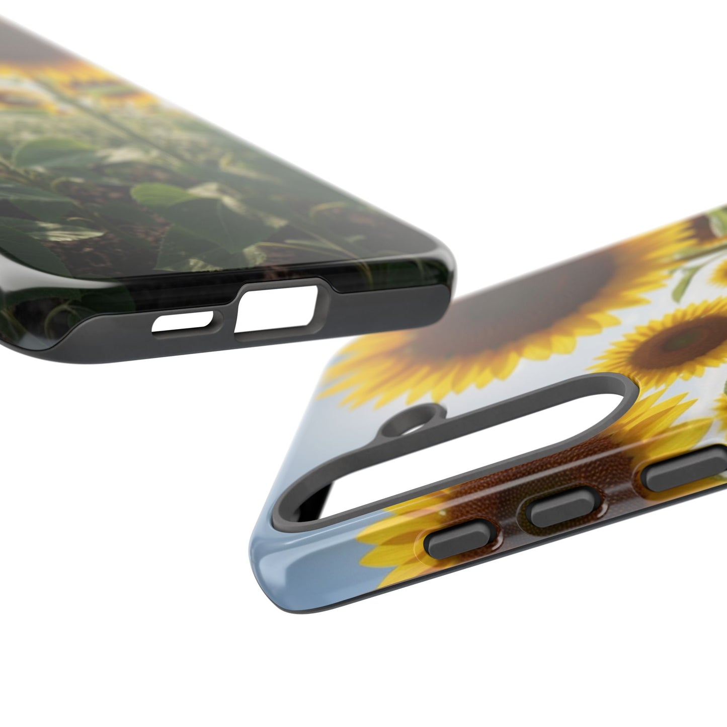 Sunflower Field Phone Case | Golden Hour Floral Aesthetic | Bright Summer Tough Case