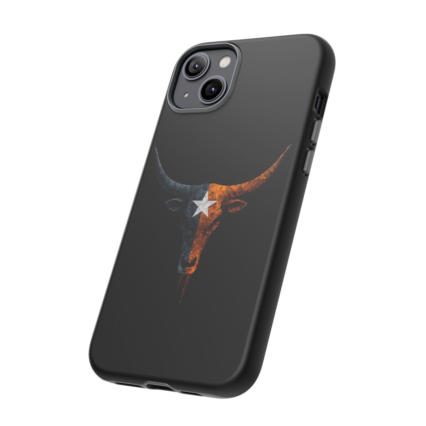 Texas Longhorn Skull Phone Case Western Cowboy Bull iPhone Samsung Cover