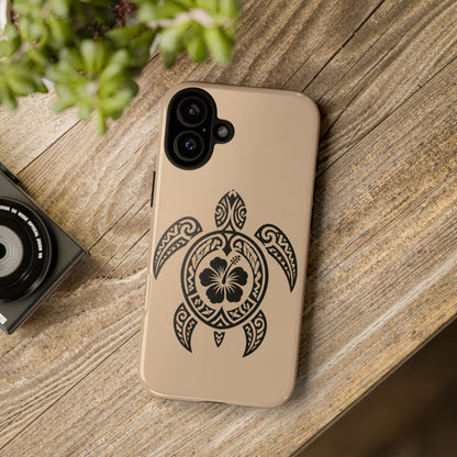 Polynesian Turtle Phone Case | Hawaiian Beach Tough Cover
