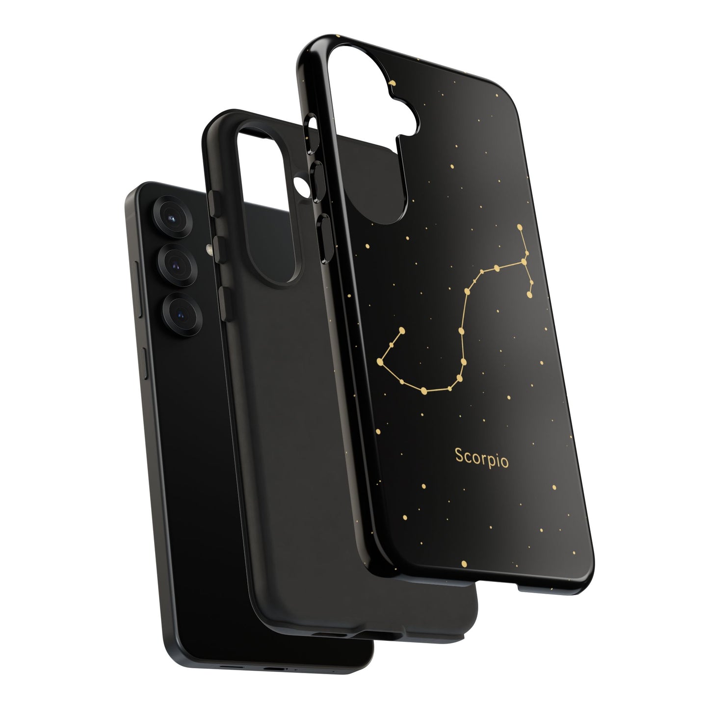 Scorpio Zodiac Constellation Phone Case – Luxe Gold Celestial Cover
