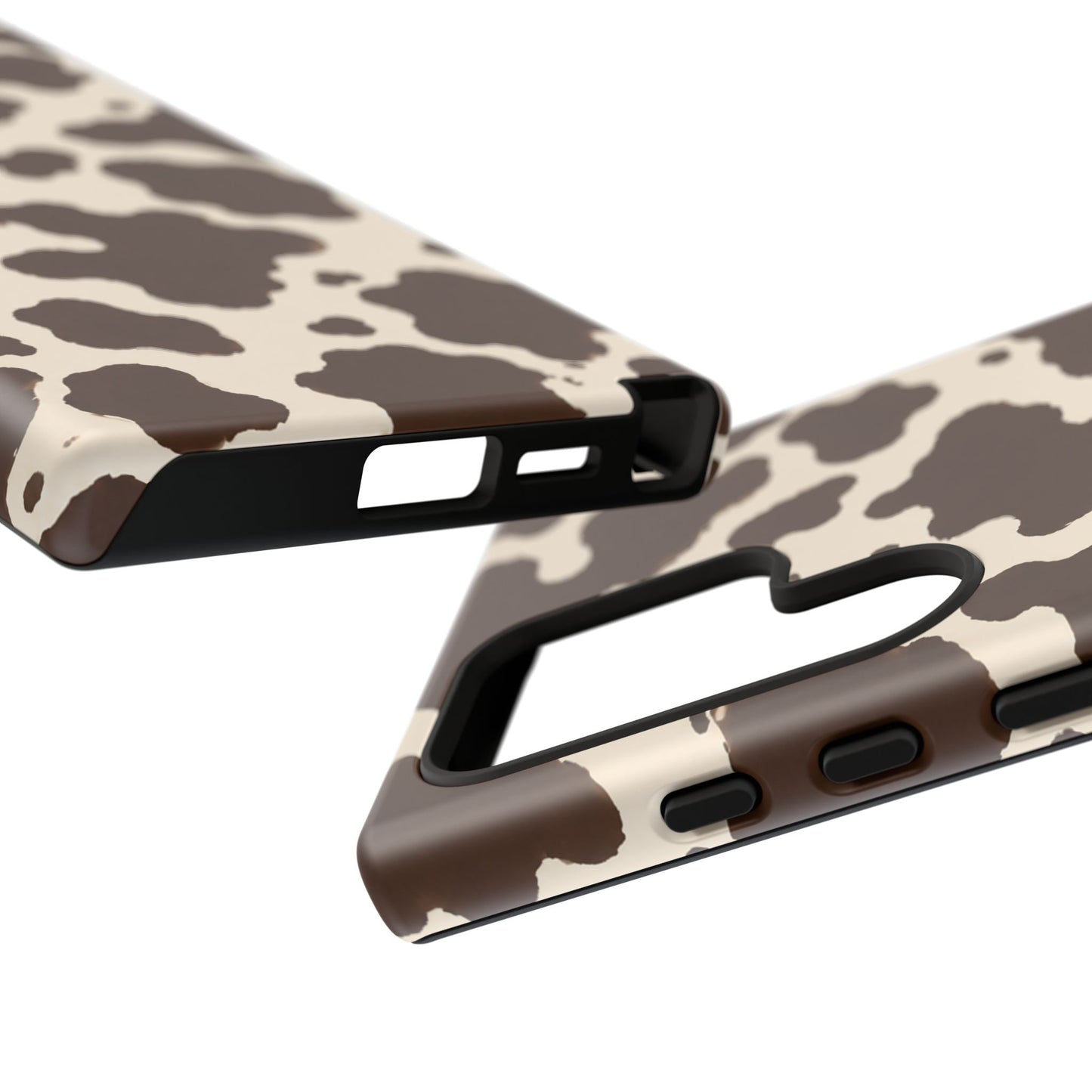 Western Cow Print Tough Phone Case for iPhone Samsung Galaxy Pixel