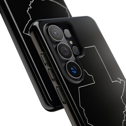 Guatemala Outline Phone Case – Minimal Country Map Tough Case (iPhone, Samsung, Pixel)