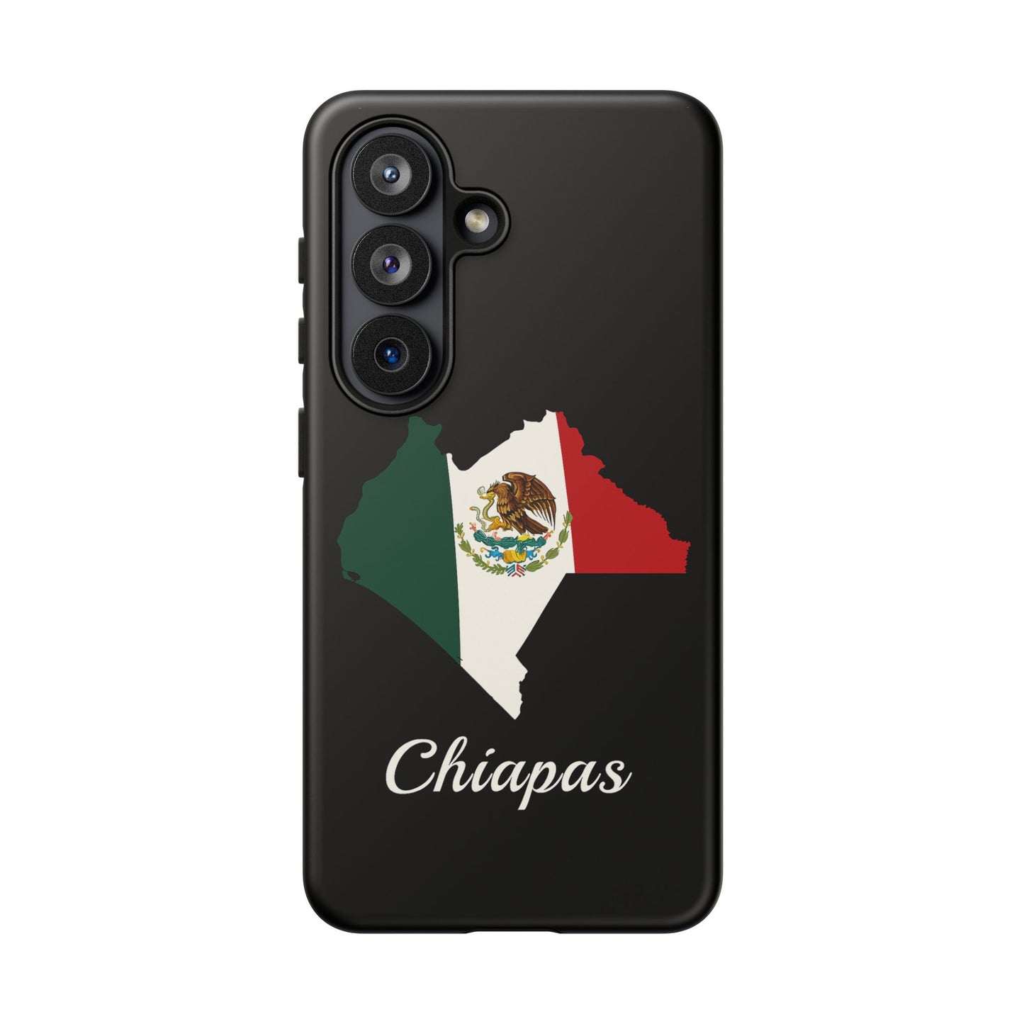 Chiapas Mexico Flag Map Phone Case | Mexican American Pride Tough Case for iPhone & Samsung