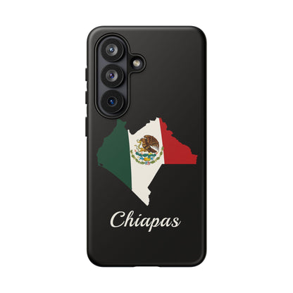 Chiapas Mexico Flag Map Phone Case | Mexican American Pride Tough Case for iPhone & Samsung
