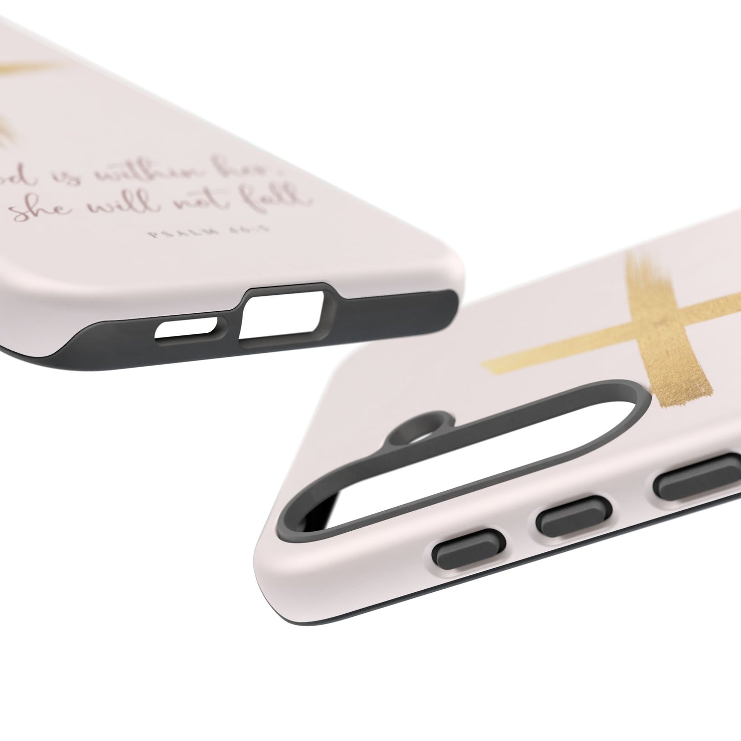 Psalm 46:5 God Is Within Her Christian Cross Phone Case Faith Gift