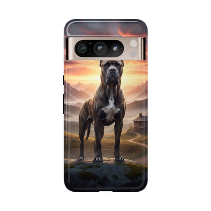 Cane Corso Phone Case – Guard Dog Sunset Tough Case (iPhone, Samsung, Pixel) | Dog Lover Gift