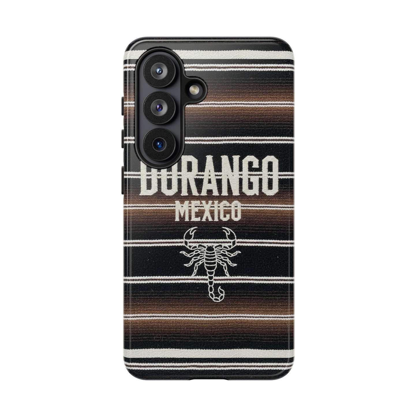 Durango Mexico Phone Case | Serape Scorpion Western Design | Mexican Heritage Tough Case for iPhone & Samsung