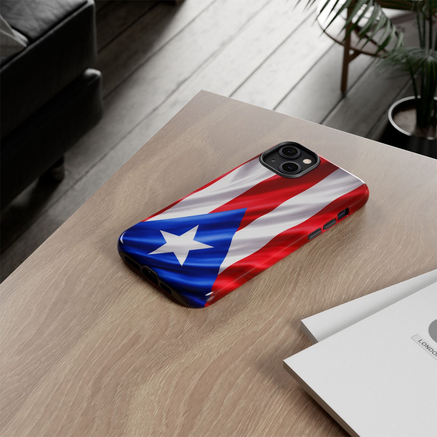 Puerto Rico Flag Phone Case | Boricua Pride Tough Case | Puerto Rican Flag Protective Cover for iPhone & Samsung