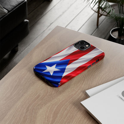 Puerto Rico Flag Phone Case | Boricua Pride Tough Case | Puerto Rican Flag Protective Cover for iPhone & Samsung