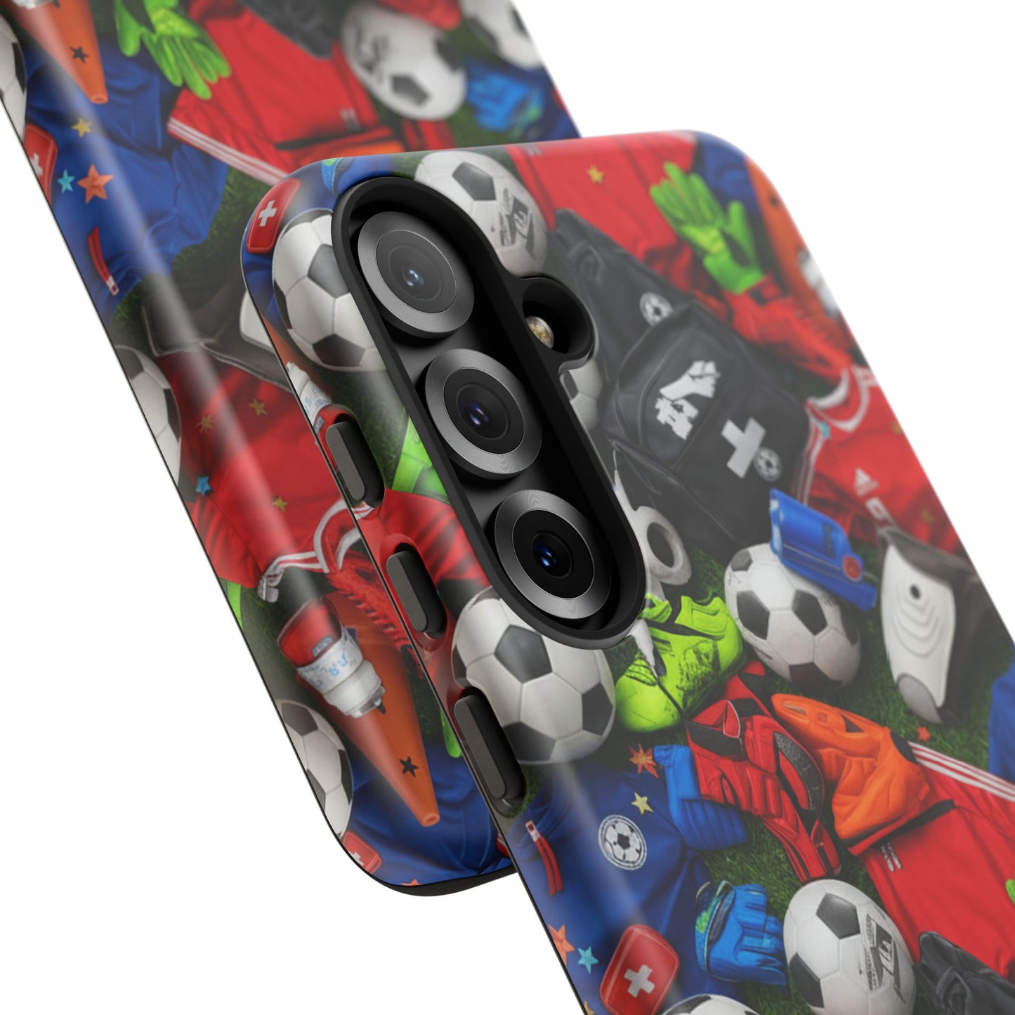 Soccer Ball Pattern Phone Case – Sports Fan Tough Protective Game Day Case