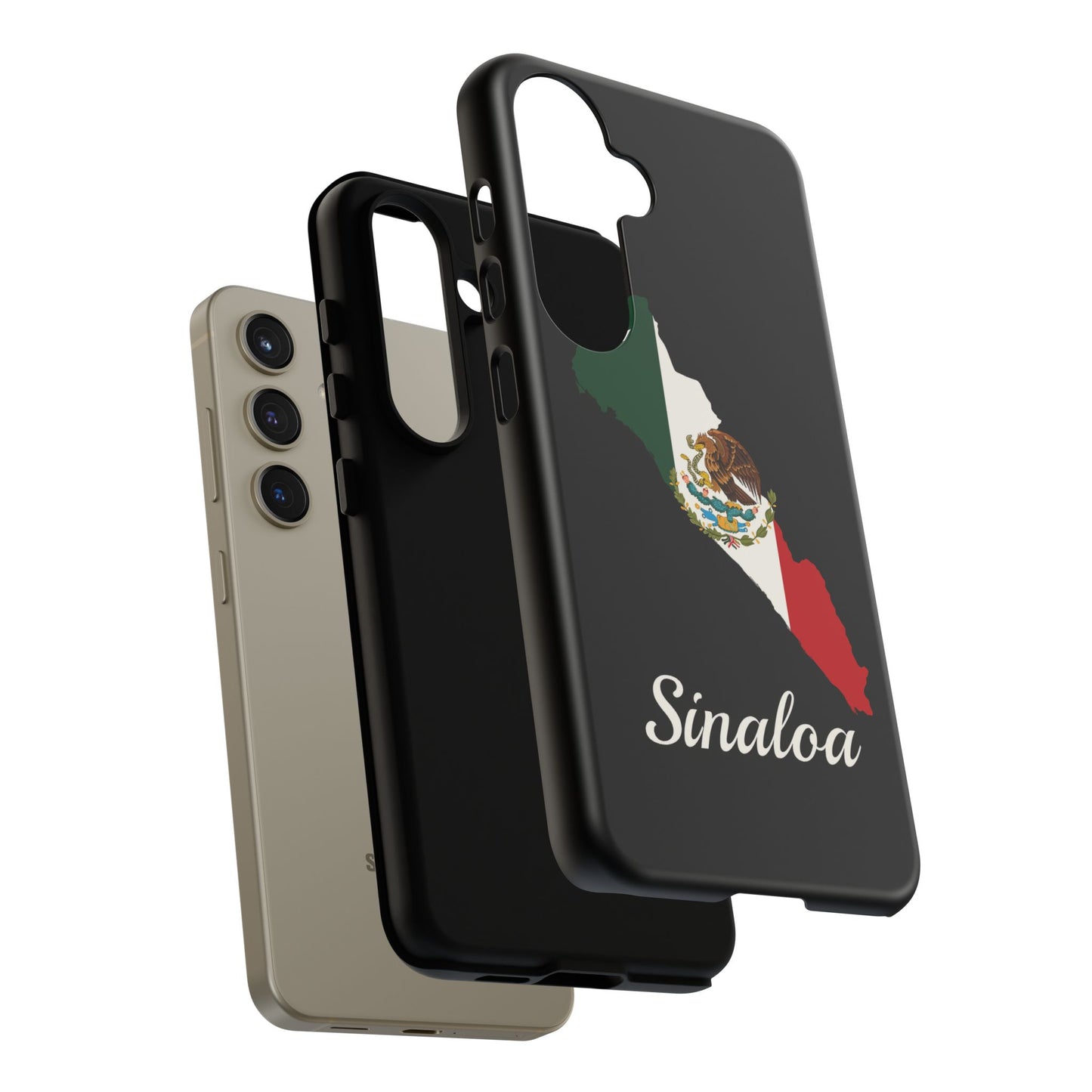 Sinaloa Mexico Flag Map Phone Case | Mexican American Pride Tough Case for iPhone & Samsung