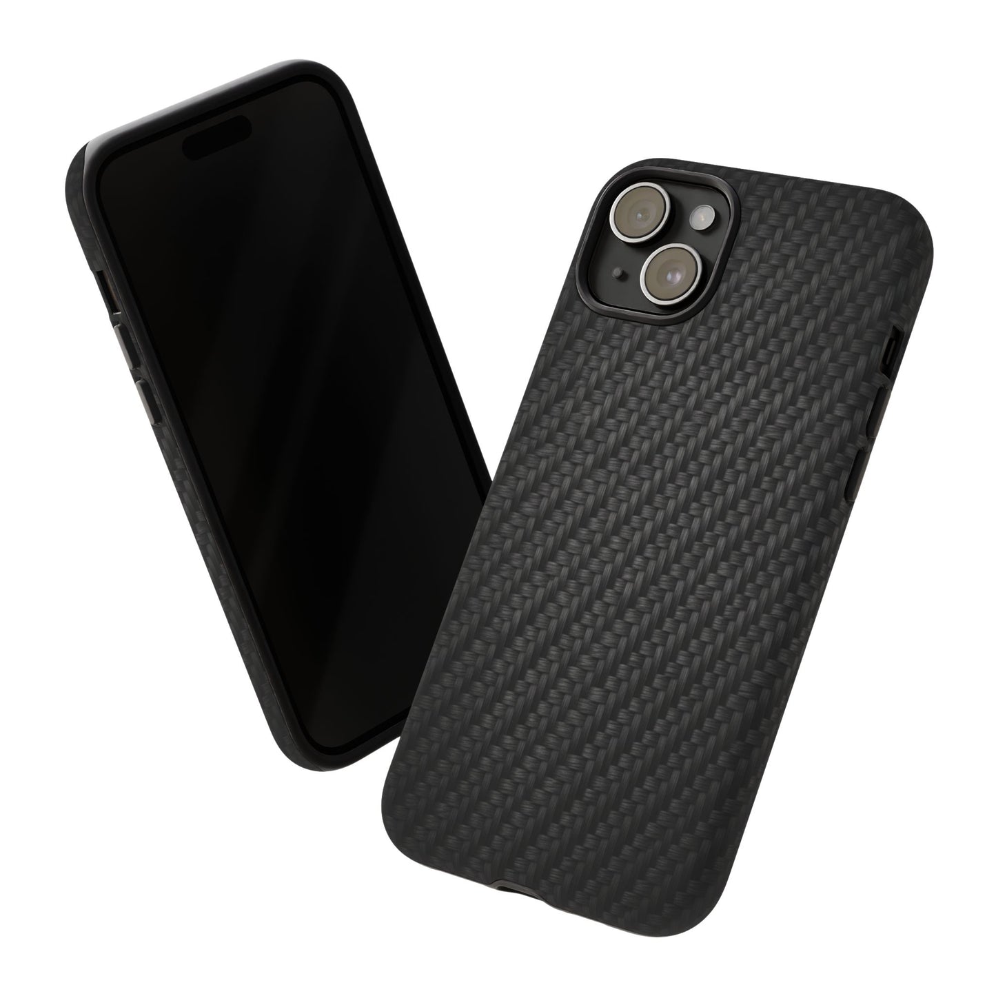 Carbon Fiber Inspired Phone Case – Rugged Slim Protective Tech Case for iPhone & Samsung