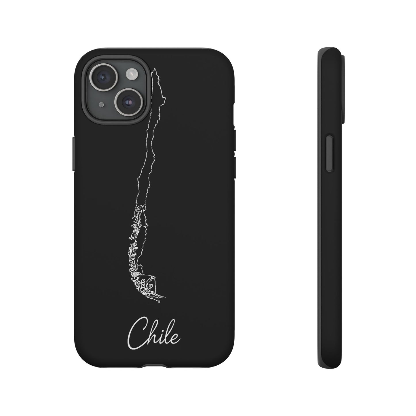 Chile Outline Phone Case – Minimal Country Map Tough Case (iPhone, Samsung, Pixel)