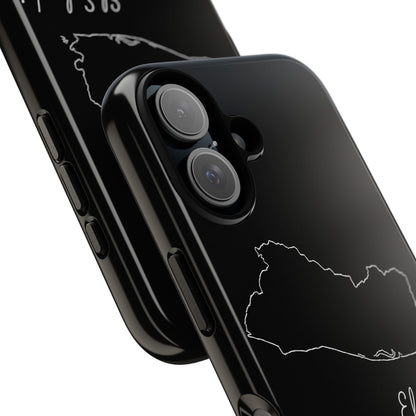 El Salvador Outline Phone Case – Minimal Country Map Tough Case (iPhone, Samsung, Pixel)