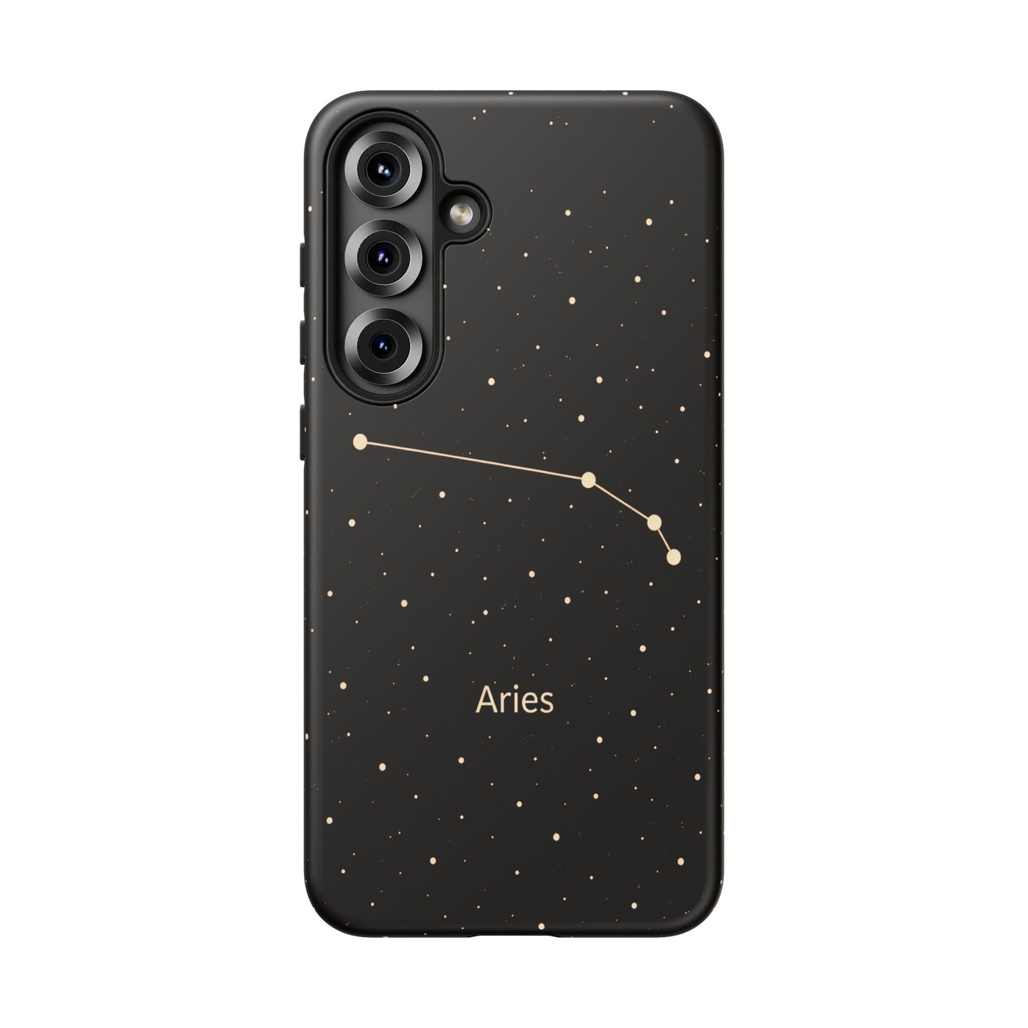 Aries Zodiac Constellation Phone Case – Luxe Gold Celestial Cover