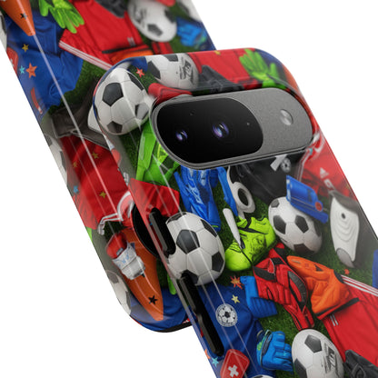 Soccer Ball Pattern Phone Case – Sports Fan Tough Protective Game Day Case